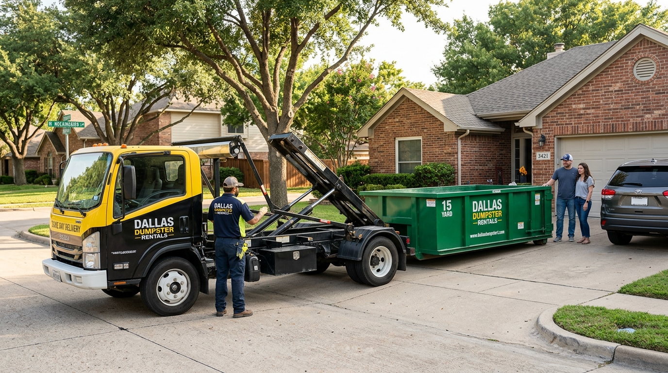 Same Day Roll Off Dumpster Rental Dallas TX | Local Experts