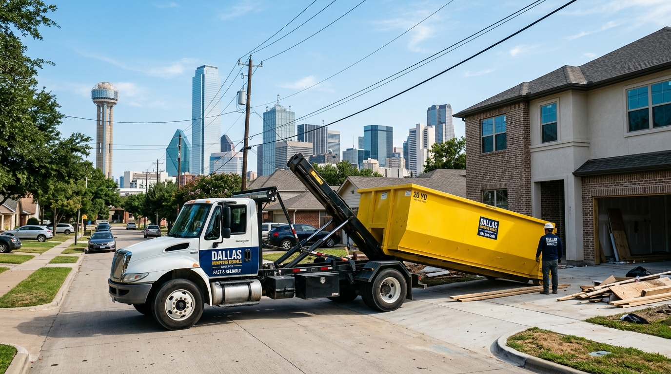 Same Day Dumpster Delivery Dallas | Fast Roll-Off Rentals