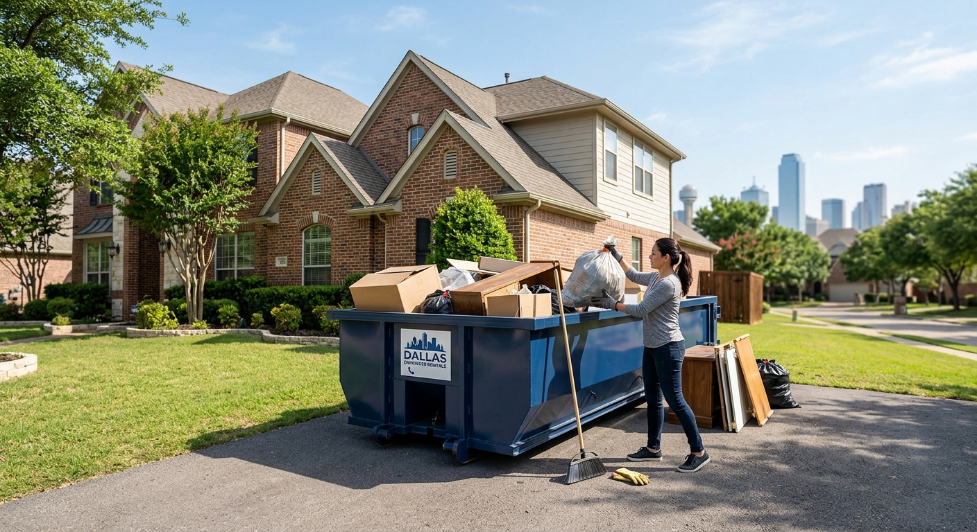 Residential Dumpster Rental Tips for Home Cleanouts in DFW