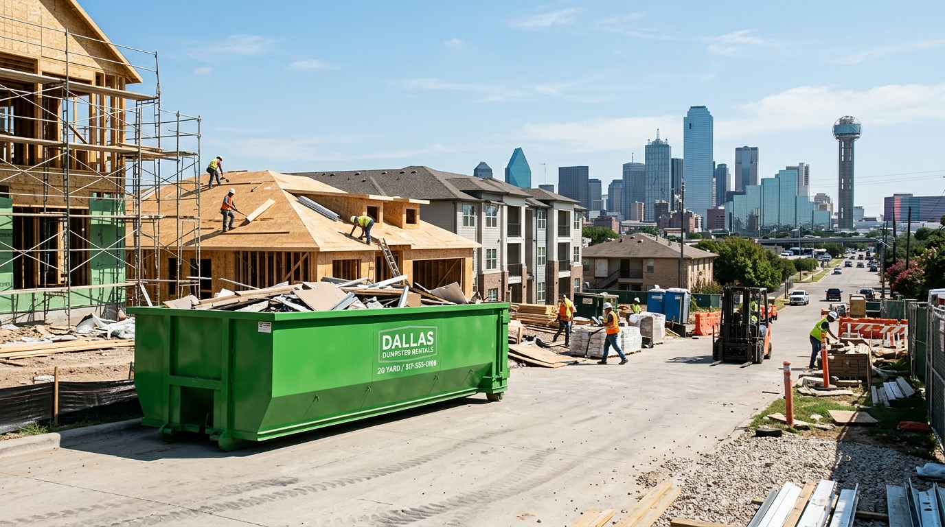 Affordable 20 Yard Roll Off Dumpster Rental DFW