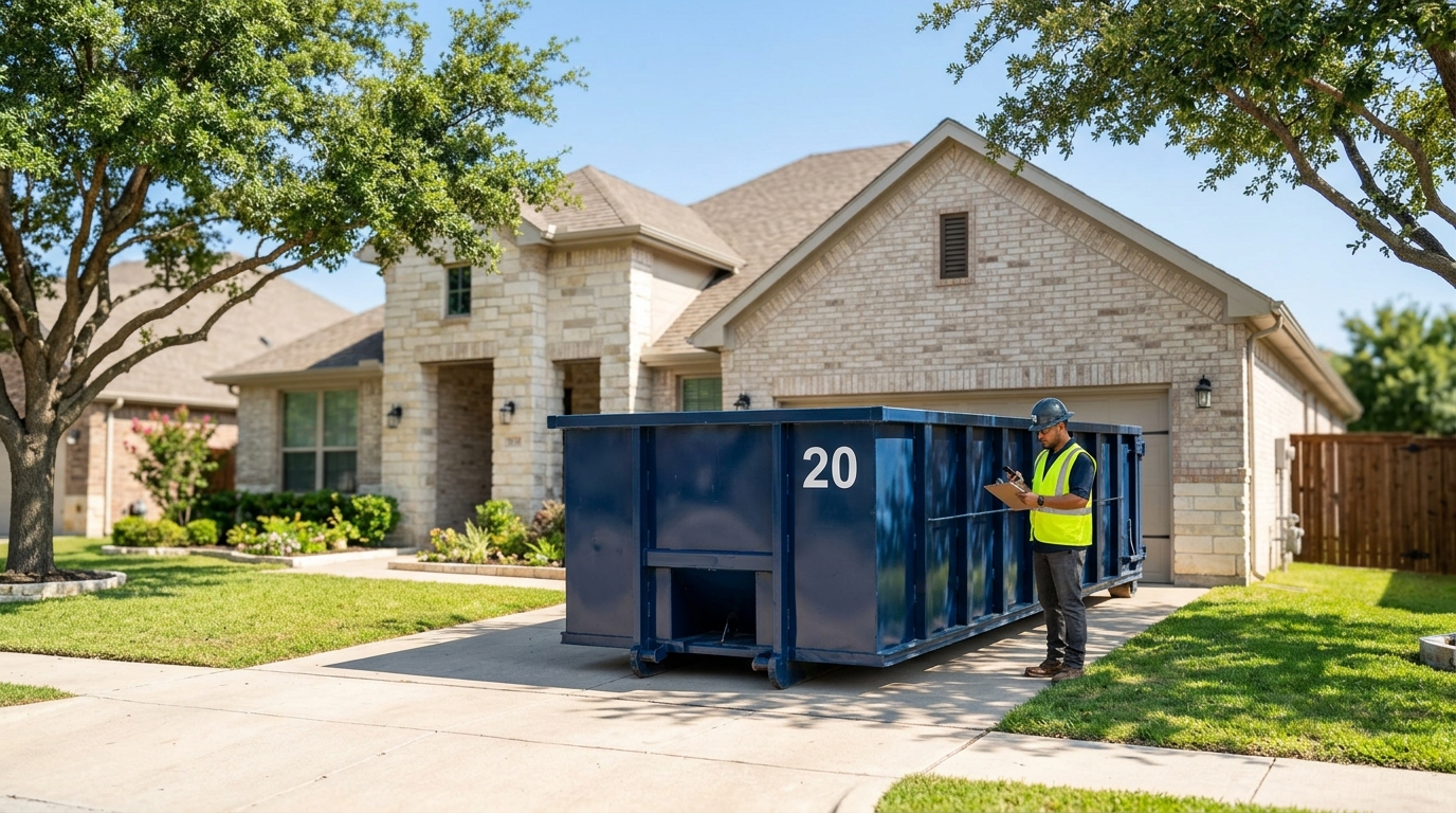 Average Cost of 20 Yard Dumpster Rental in Dallas TX