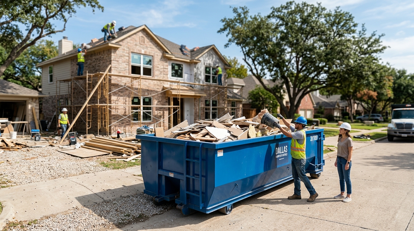 How to Choose the Right Dumpster Size for Home Renovation in Dallas