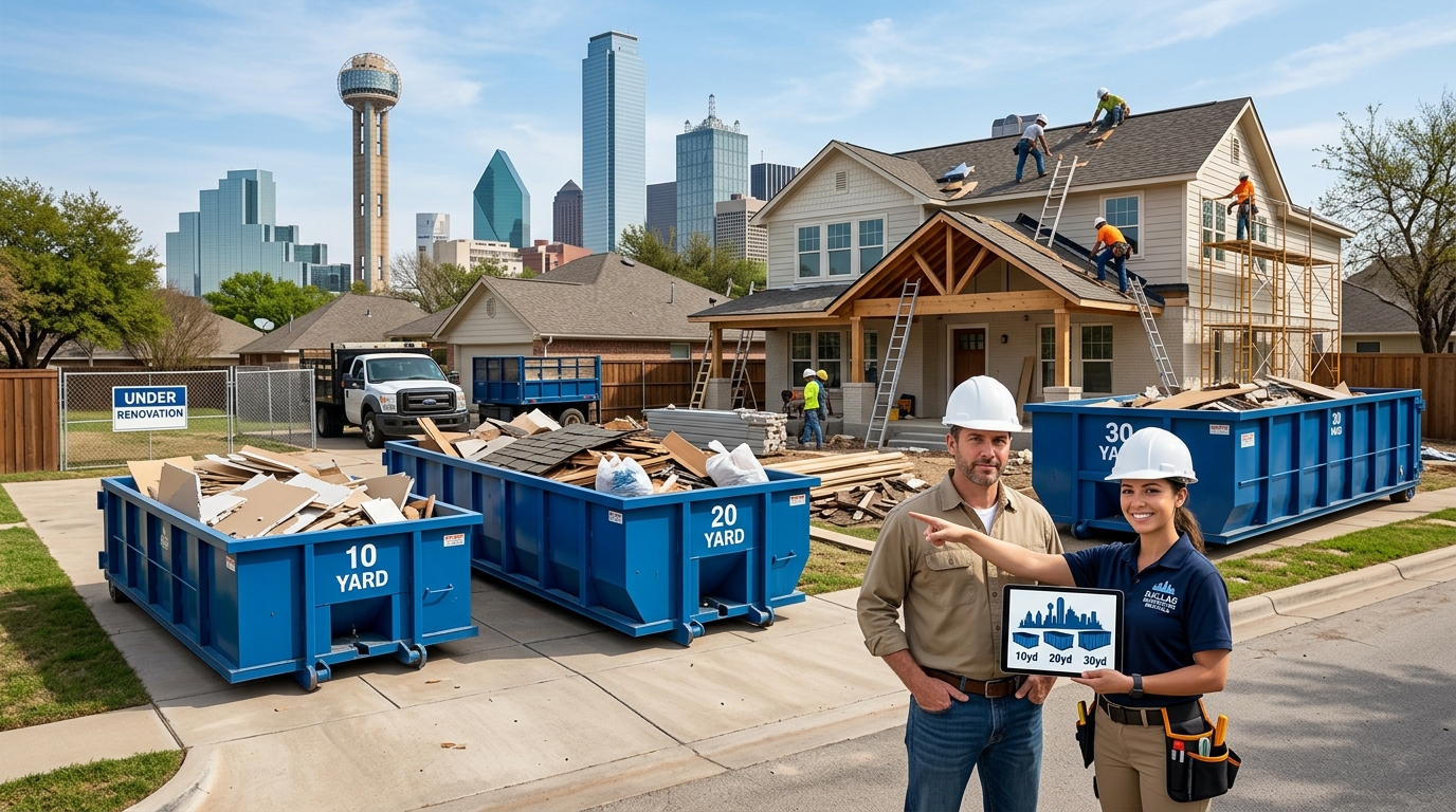 Choose the Right Dumpster Size for Your Dallas Renovation