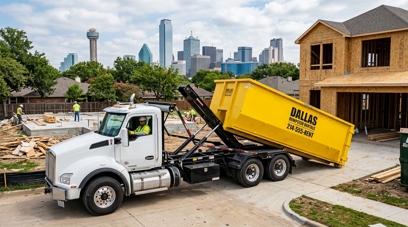 Same Day Dumpster Delivery in Dallas TX | Quick Roll-Offs