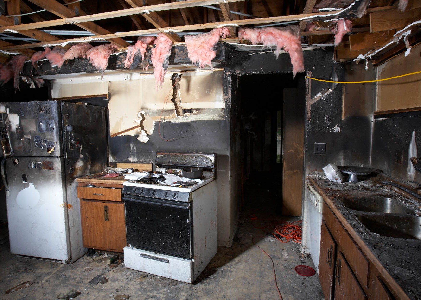 fire damaged house for sale
