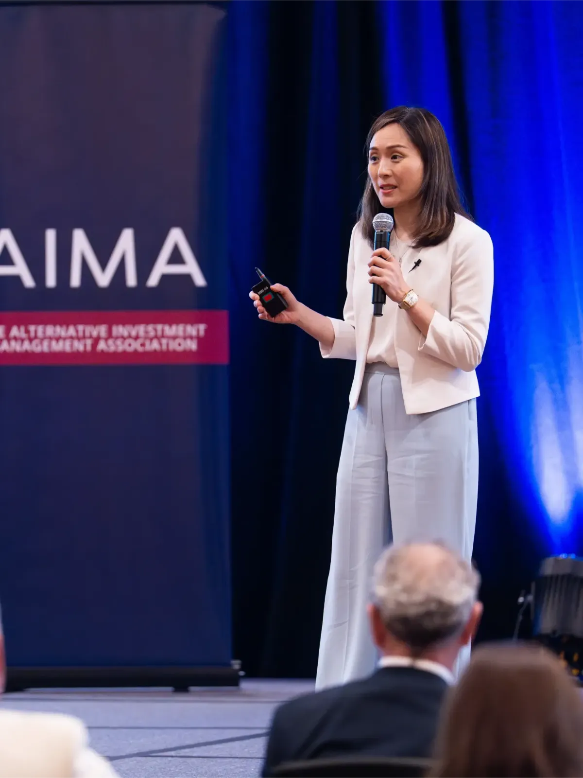 Natalie Speaking at AIMA