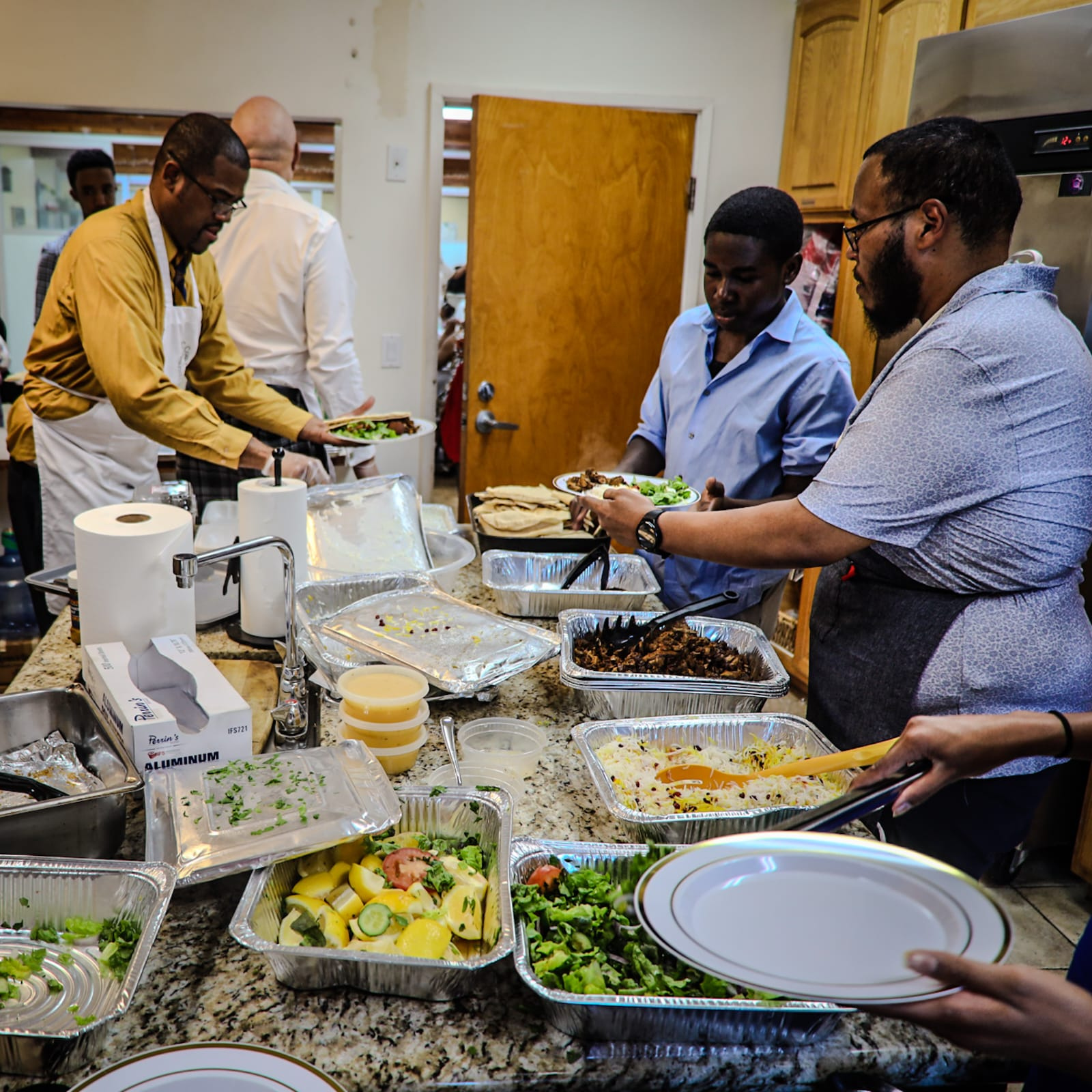 Valley Crossroads church members fellowshipping together in authentic community