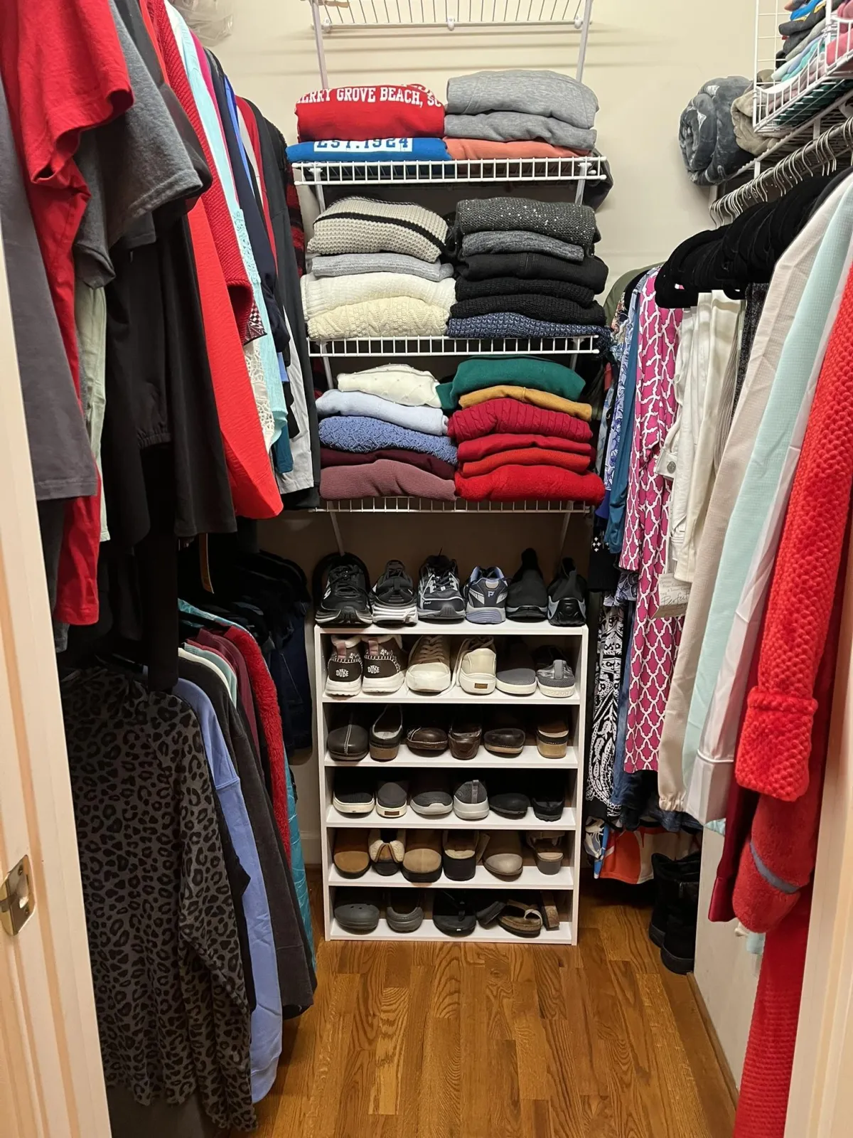 Closet after neat and tidy