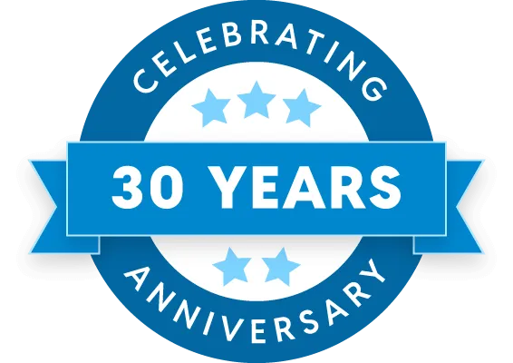 Celebrating 30 years anniversary