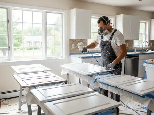 Kitchen Cabinet Painting in Massapequa, NY