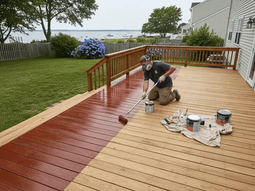Deck Staining in Massapequa, NY