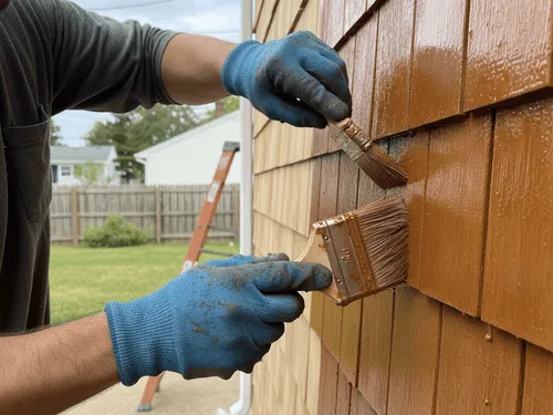 Massapequa, NY House Staining