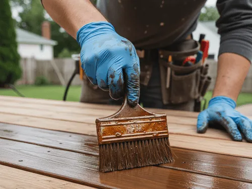 Massapequa, NY Deck Staining
