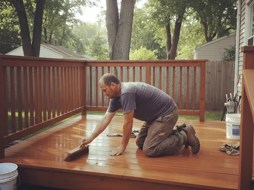 Northport, NY Deck Staining