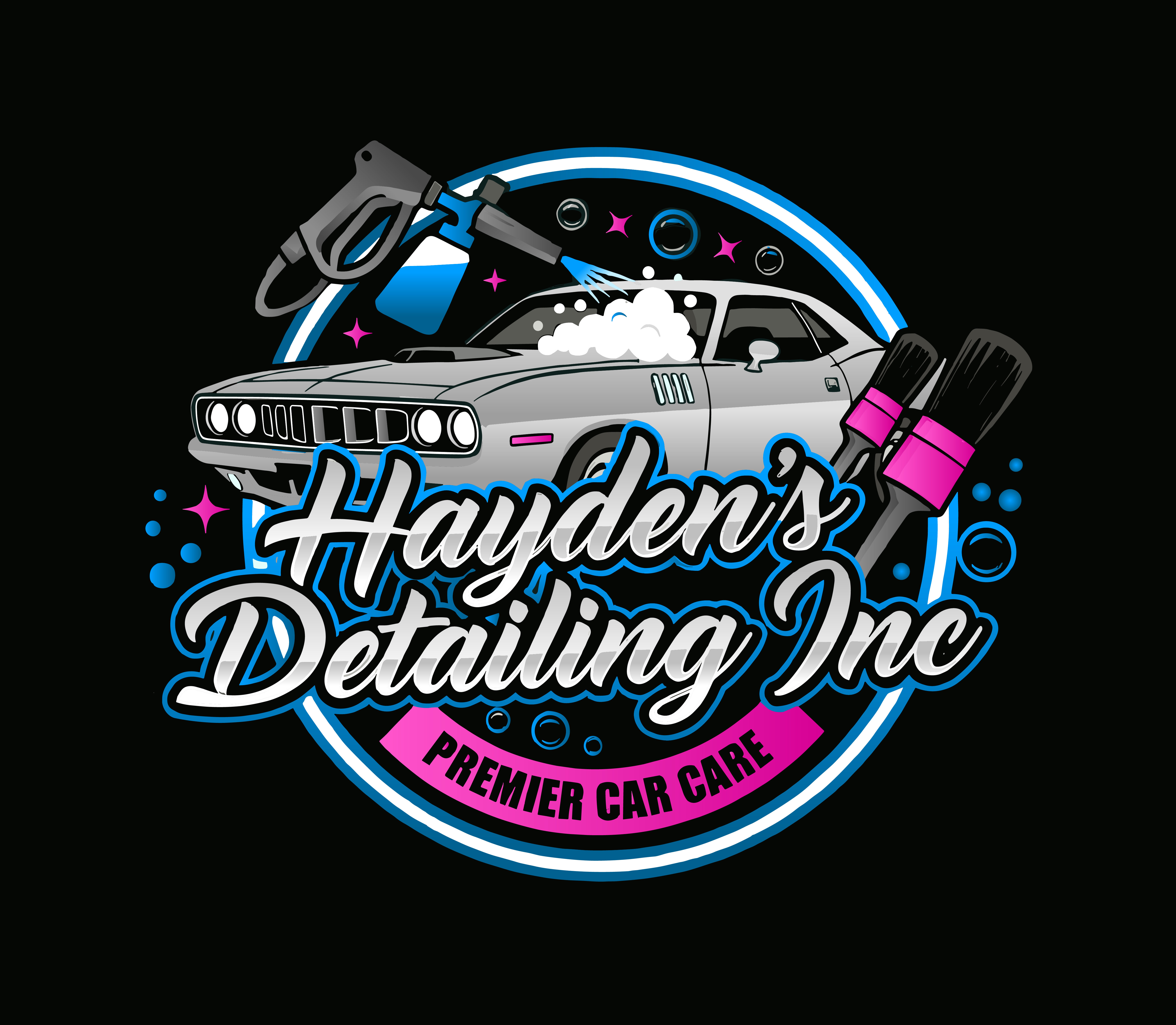 Map showing service area