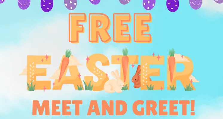 Visit the Easter Bunny at the Farmer's Market