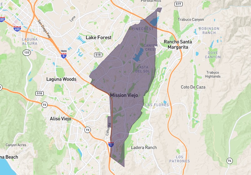 Mission Viejo North neighborhood in Mission Viejo, CA