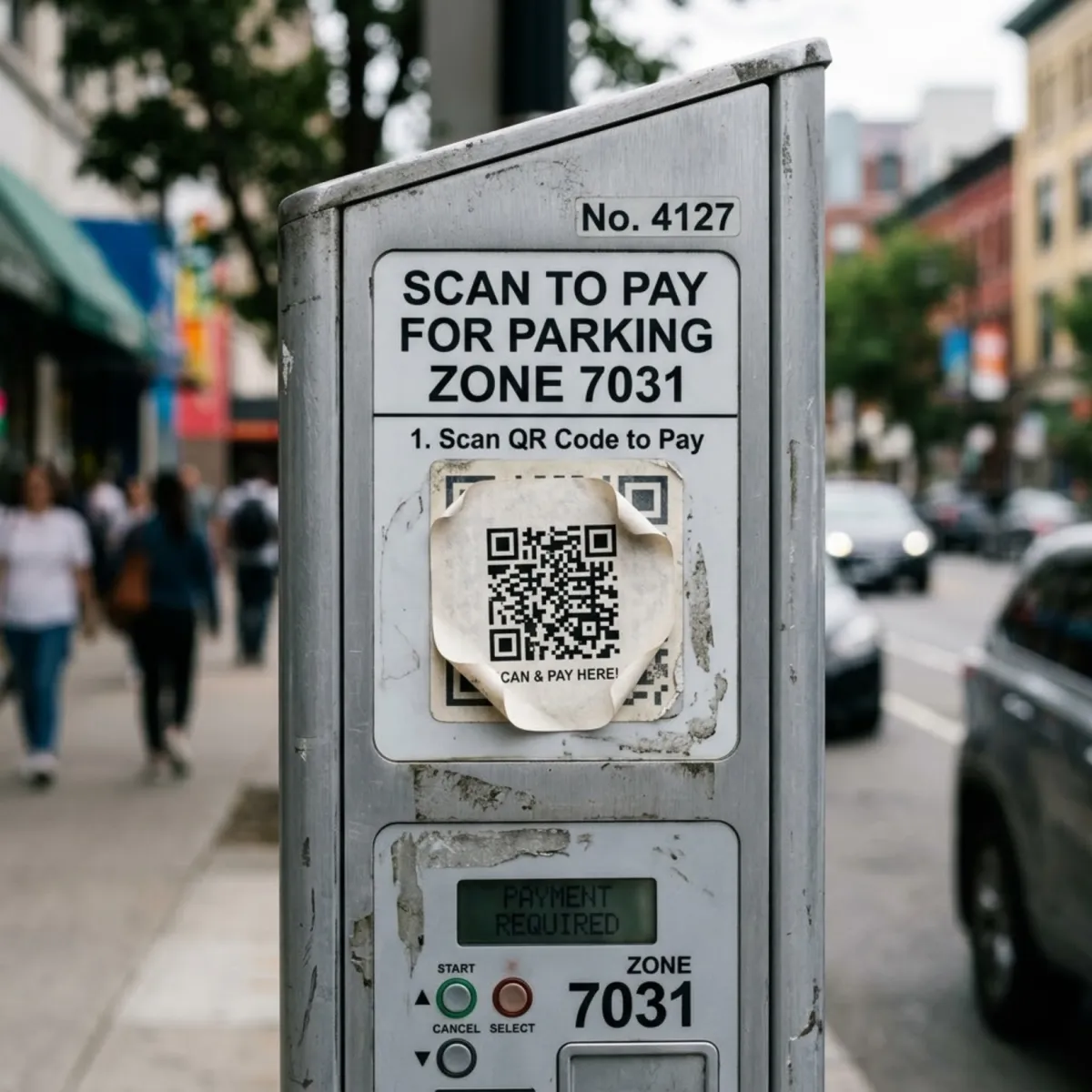 Fake QR Scam Sticker