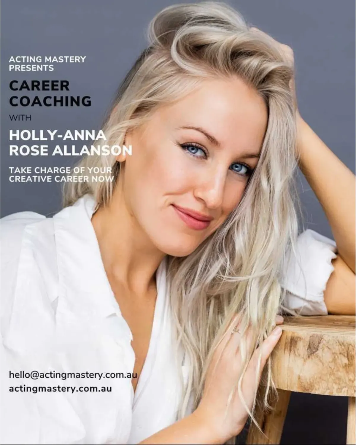 Holly-Anna Mathews career coaching for actors Sydney