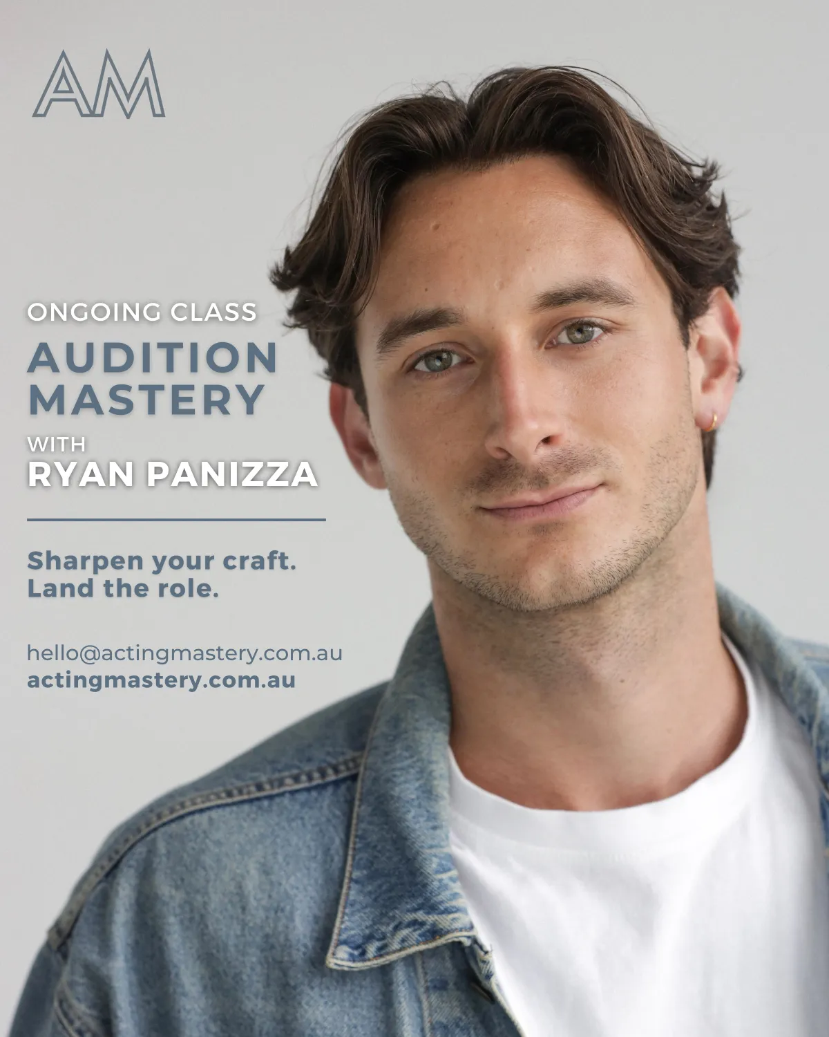 Audition Mastery ongoing camera class Sydney