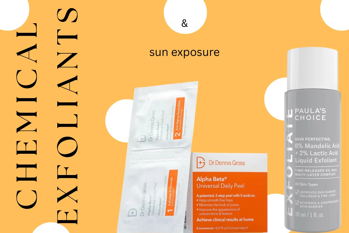 Using Chemical Exfoliants in Warmer Months