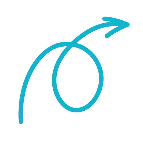 Decorative looping line drawing