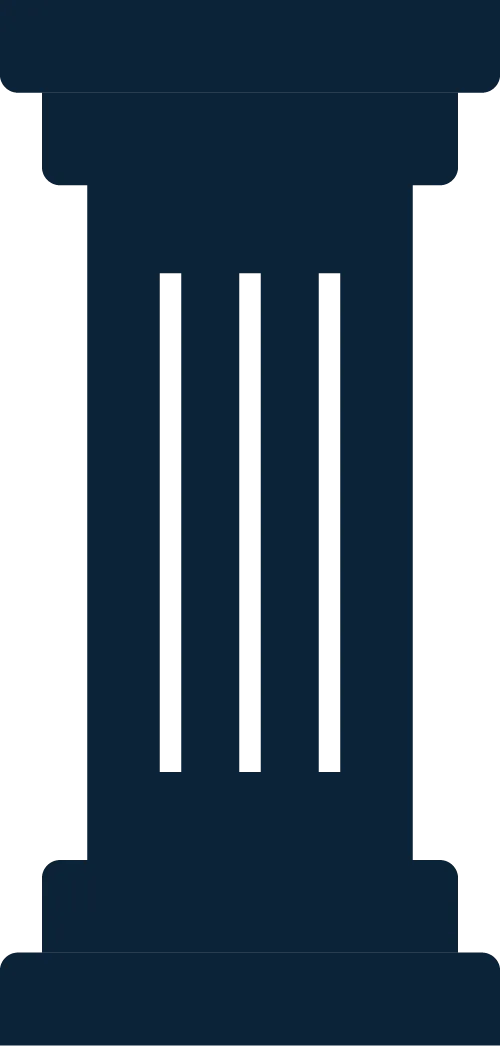 Classical column icon representing the governance, academic excellence, institutional leadership, and enduring educational foundations of The Whigham School's global studies program.