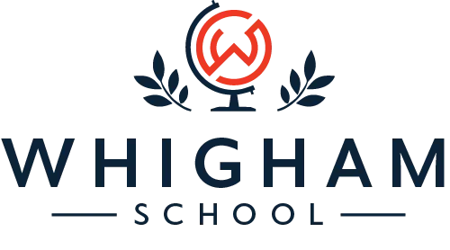 The Whigham School logo representing immersive global studies education, cultural intelligence, and graduate leadership development through international learning experiences across six continents.