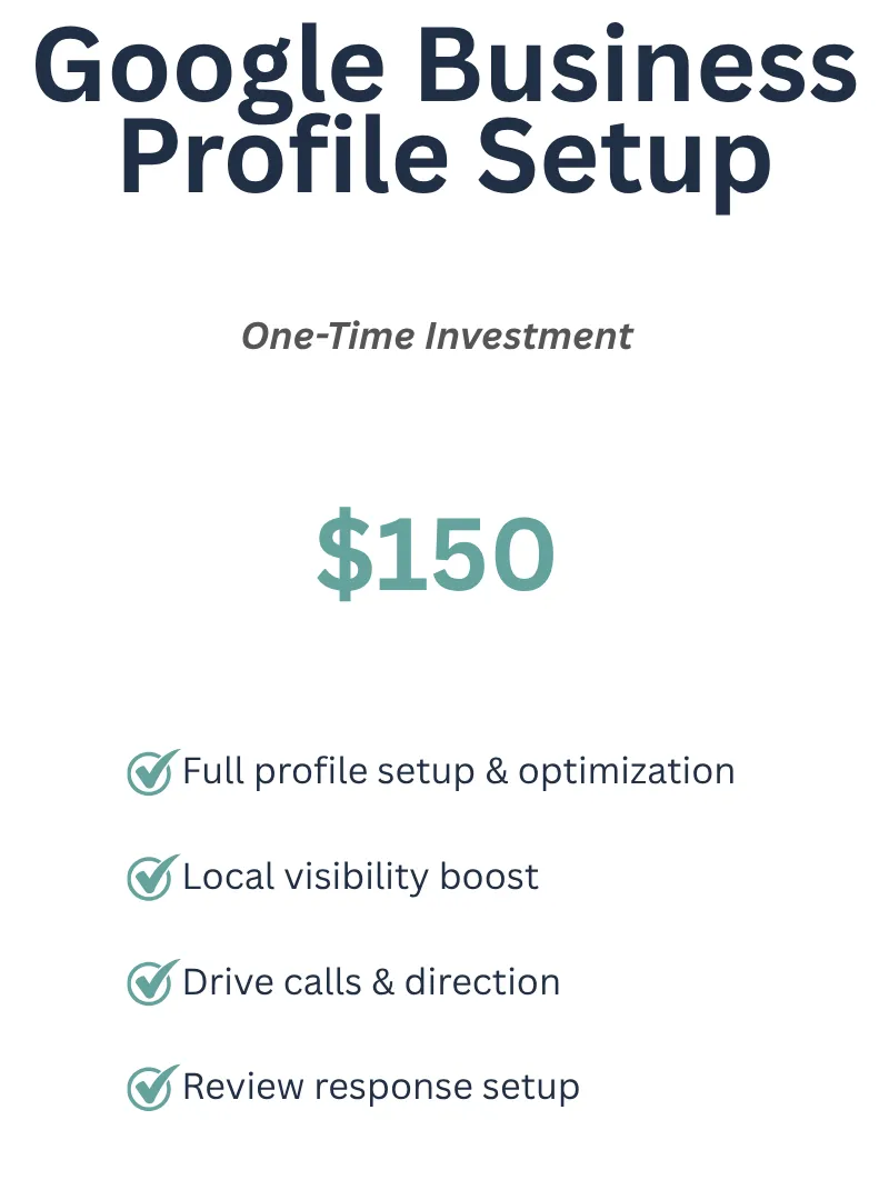 Google Business Profile optimization service.