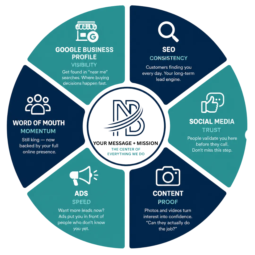 The All Net Marketing Wheel — NB Net Marketing