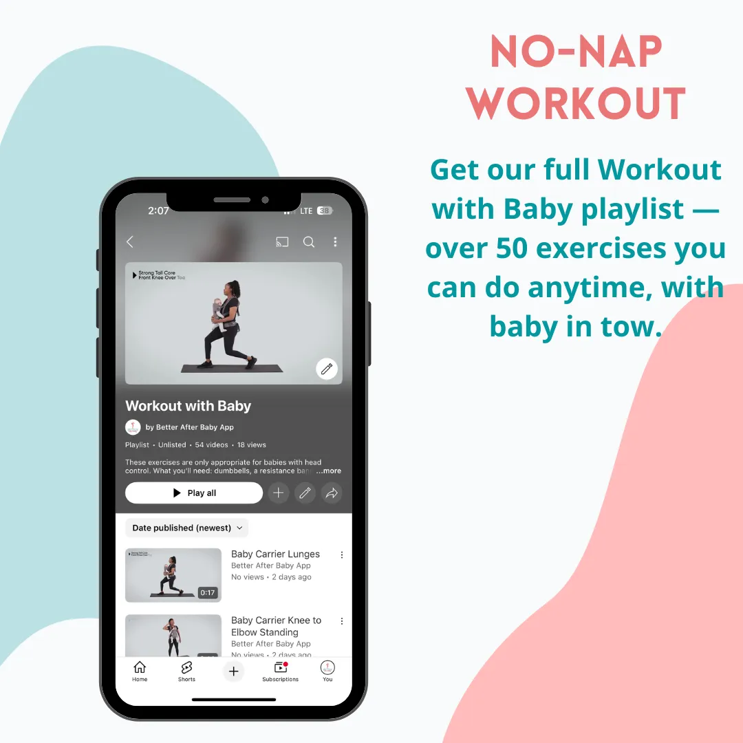 image of what's included in the postpartum running blueprint