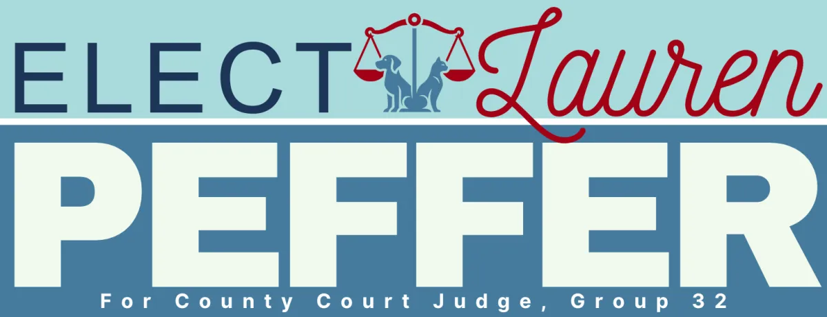 Lauren Peffer for County Court Judge Logo