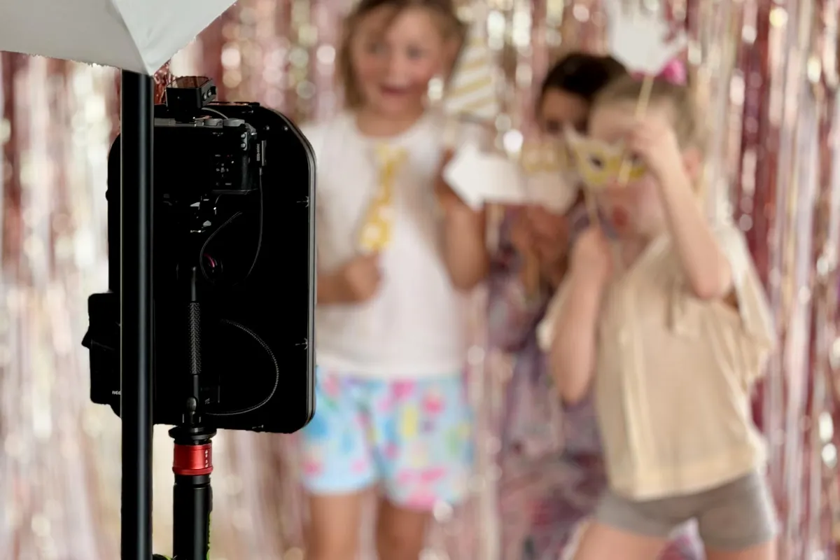 Kids Birthday Photo Booth Greenwich CT | Greenwich Country Club Setup