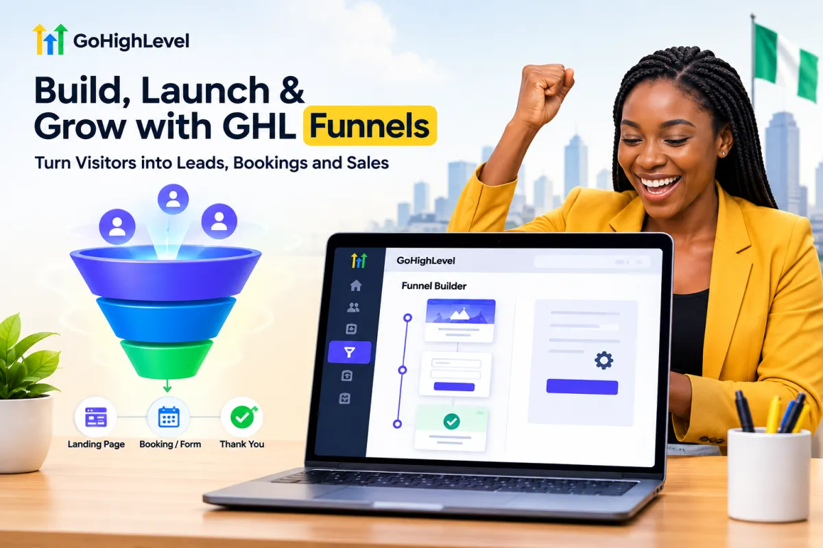 How to Create and Launch a Funnel in GoHighLevel CRM Here in Nigeria