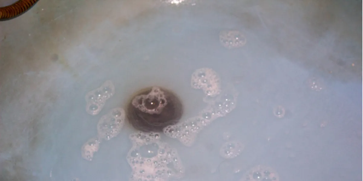clogged bath tub drain
