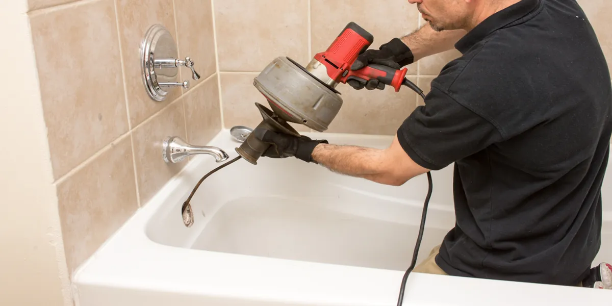 bath tub drain cleanout