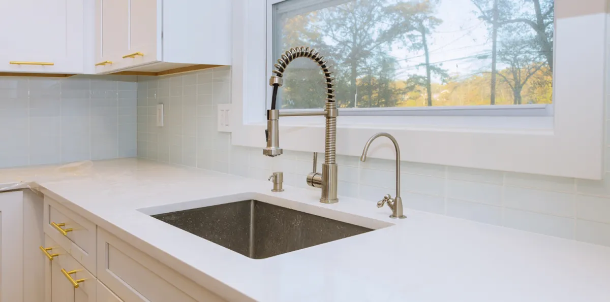 Kitchen sink install