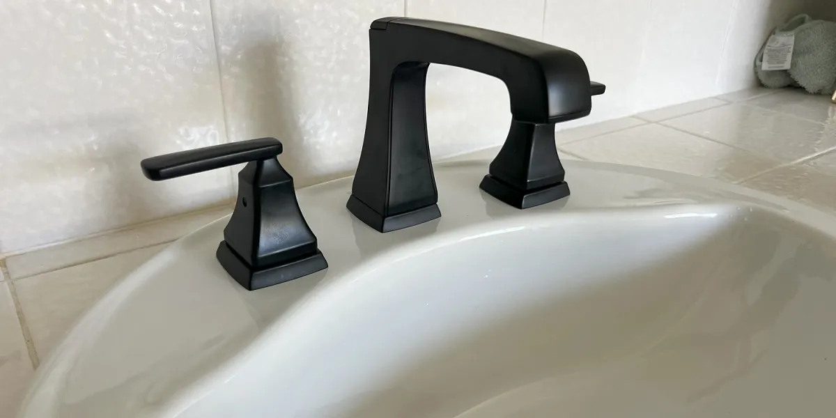 bathroom faucet install