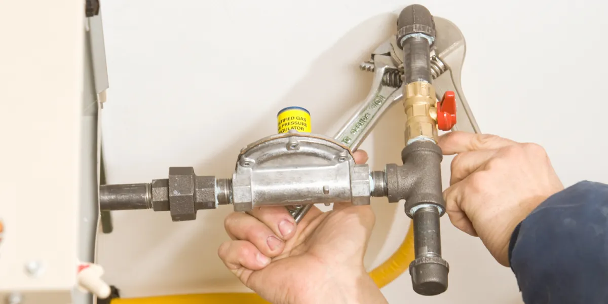gas line reiping