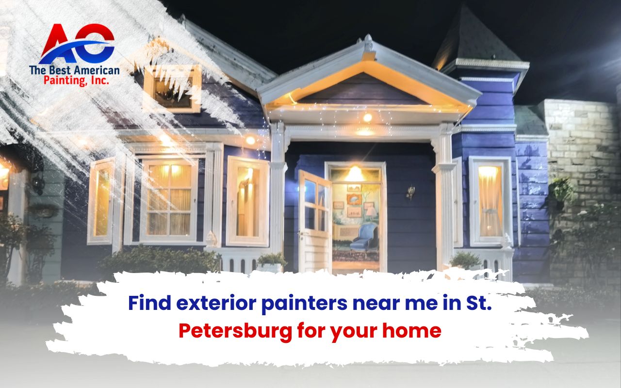 Home exterior painted by exterior painters near me in St. Petersburg