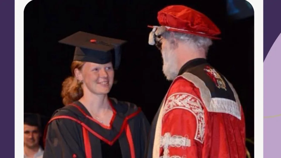 Laura at Graduation 
