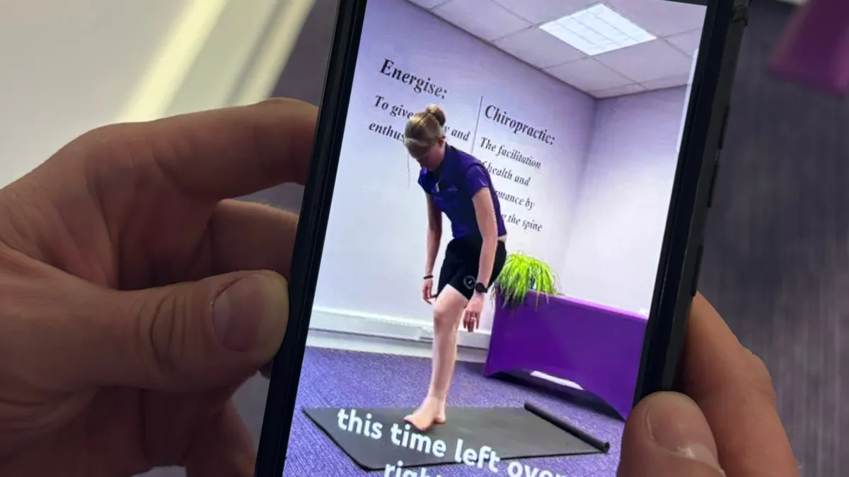 Our app for your exercises and rehab