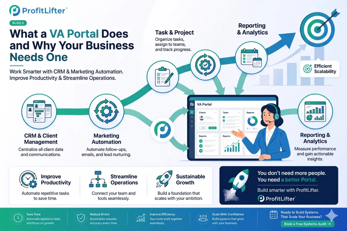 What a VA Portal Does and Why Every Virtual Assistant Business Needs One