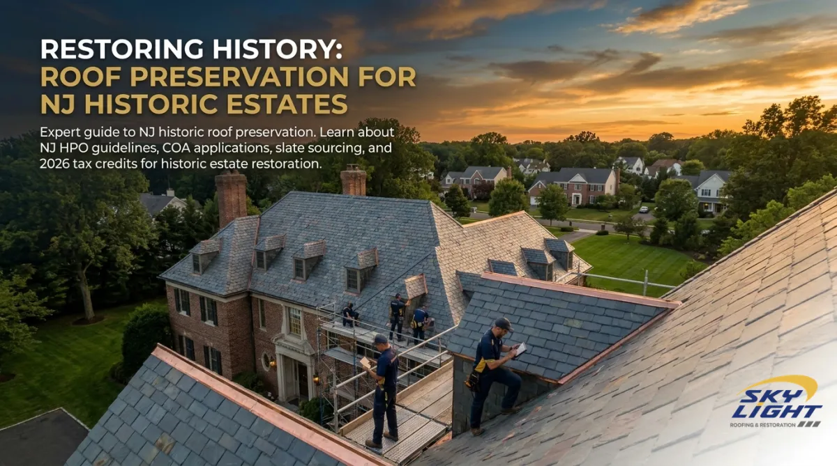 Restoring History: Roof Preservation for NJ Historic Estates
