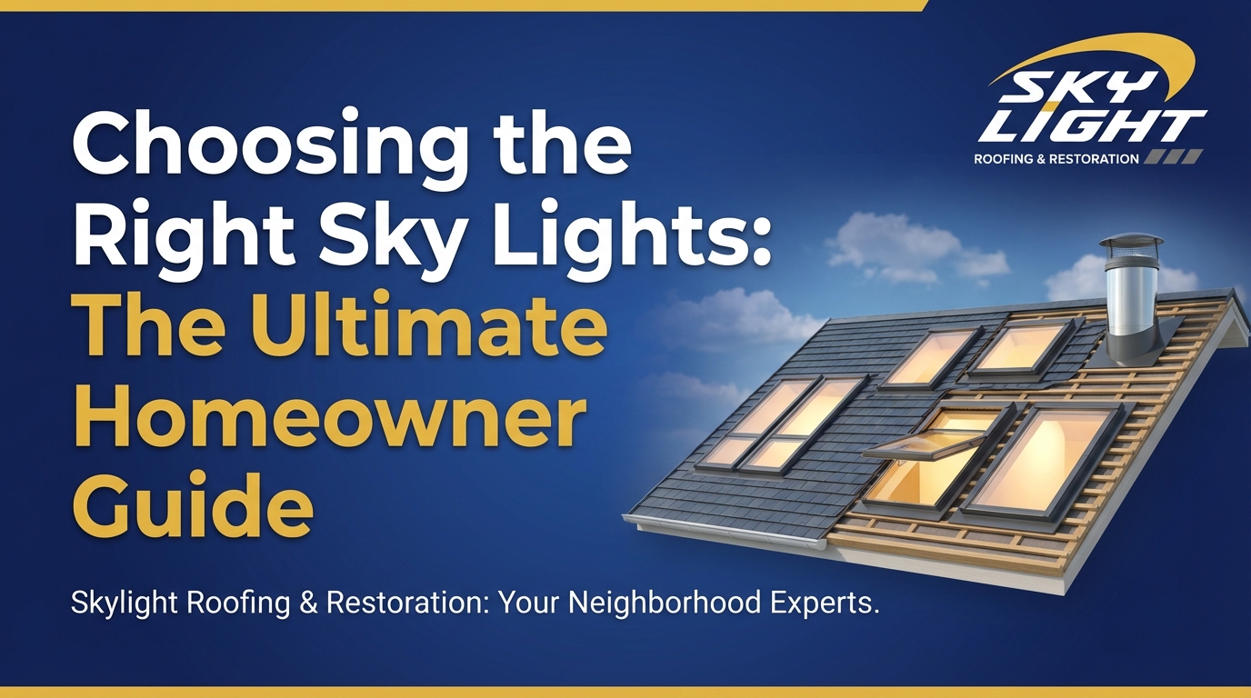 Choosing the Right Sky Lights: The Ultimate Homeowner Guide
