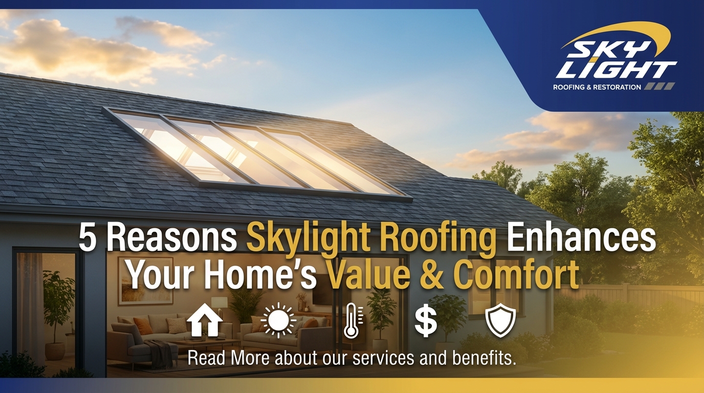 5 Reasons Skylight Roofing Enhances Your Home's Value & Comfort