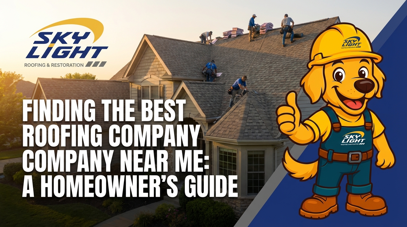 Finding the Best Roofing Company Near Me: A Homeowner's Guide