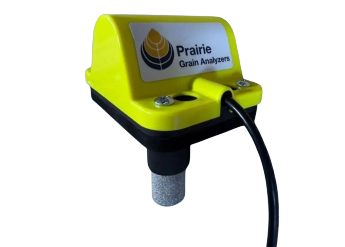 CO2 sensor for early grain spoilage detection