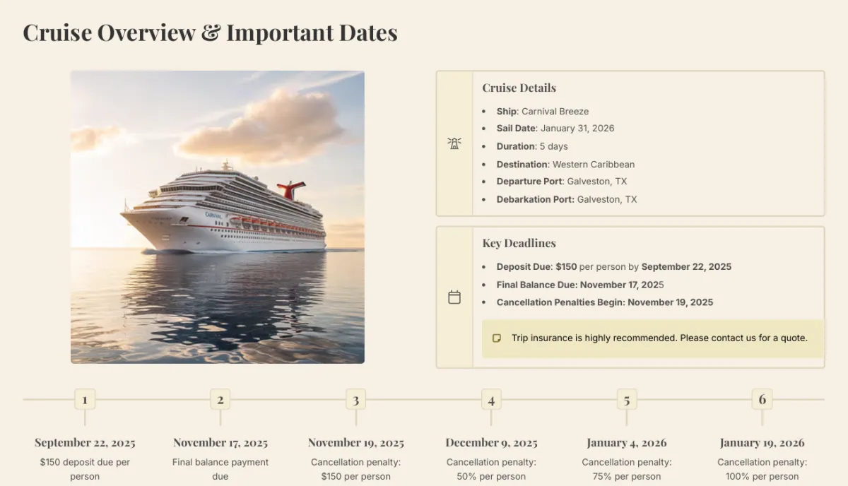 A large cruise ship in the middle of the ocean