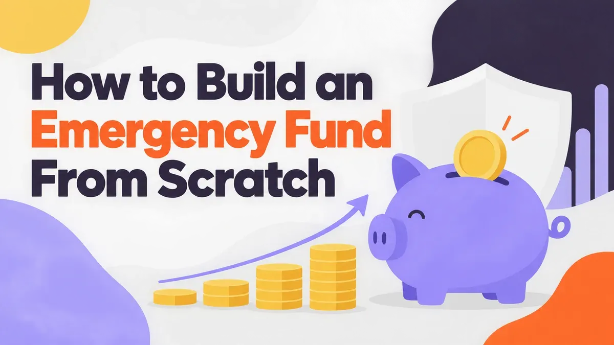 Illustration for the WealthMore guide: How to Build an Emergency Fund From Scratch: 5 Best Steps